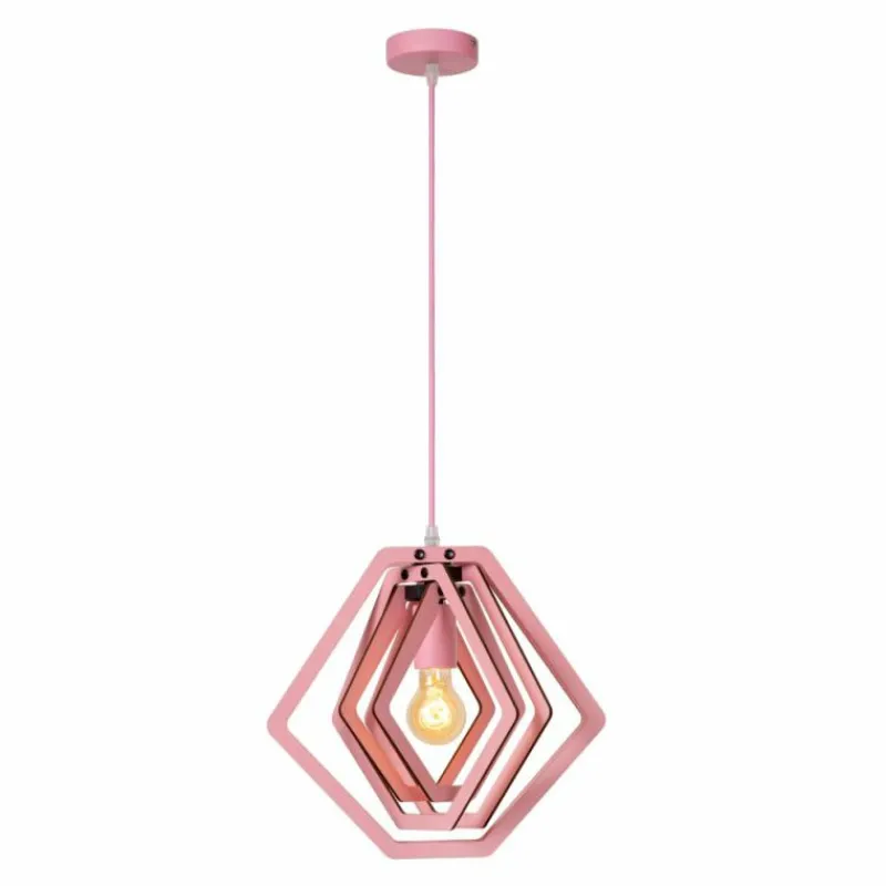 Luminaires Lucide MAURO Suspension Rose, 1 lumière* Suspensions