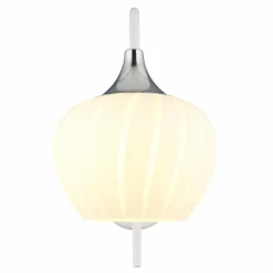 Luminaires Globo Lighting Maxy Applique murale Chrome, Blanc, 1 lumière