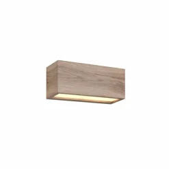 Lampes En Bois-Luminaires Trio MAYENNE Applique murale Bois clair, 2 lumières