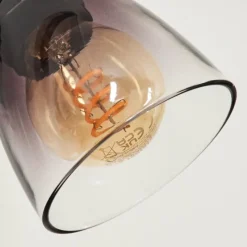 hofstein Medelim Applique murale, Spot mural Clair, Fumé, 1 lumière