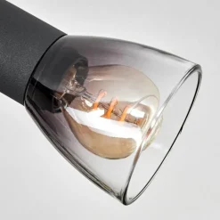 hofstein Medelim Plafonnier Clair, Fumé, 3 lumières