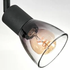 hofstein Medelim Plafonnier Clair, Fumé, 4 lumières