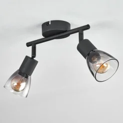 hofstein Medelim Plafonnier Noir, 2 lumières