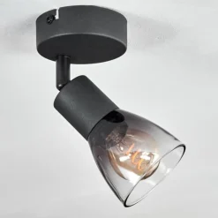 hofstein Medelim Plafonnier, Spot de plafond Noir, 1 lumière