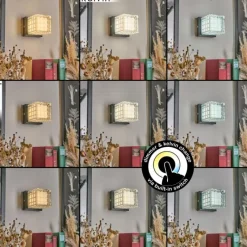 hofstein Medvik Applique murale LED Noir, 1 lumière