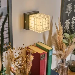 hofstein Medvik Applique murale LED Noir, 1 lumière