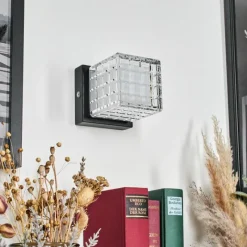 hofstein Medvik Applique murale LED Noir, 1 lumière