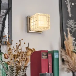 hofstein Medvik Applique murale LED Nickel mat, 1 lumière* Éclairage Led