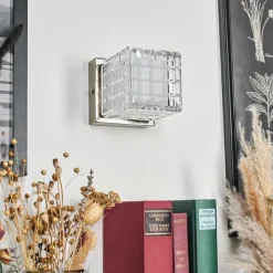 hofstein Medvik Applique murale LED Nickel mat, 1 lumière* Éclairage Led