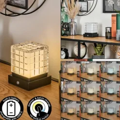 hofstein Medvik Lampe à poser LED Noir, 1 lumière