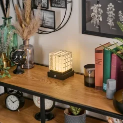 hofstein Medvik Lampe à poser LED Noir, 1 lumière