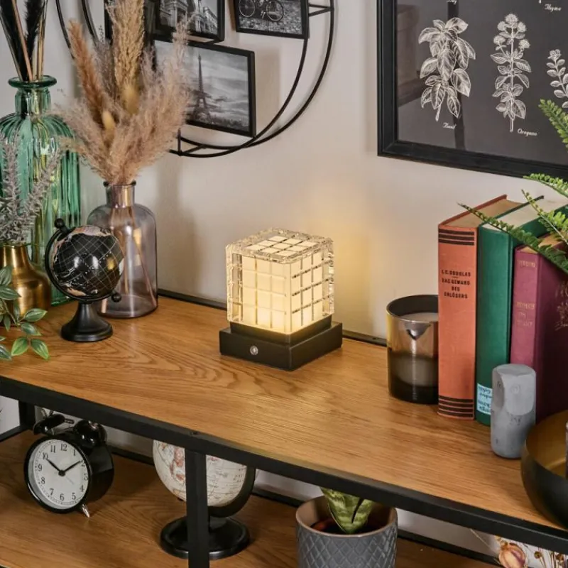 hofstein Medvik Lampe à poser LED Noir, 1 lumière