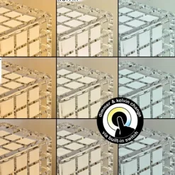 hofstein Medvik Lampe à poser LED Nickel mat, 1 lumière