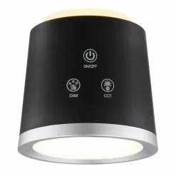 Luminaires Globo Lighting Meeya Lampe à poser LED Noir, 1 lumière* Éclairage Led