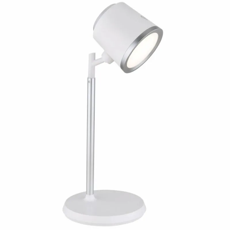 Luminaires Globo Lighting Meeya Lampe à poser LED Blanc, 1 lumière* Éclairage Led