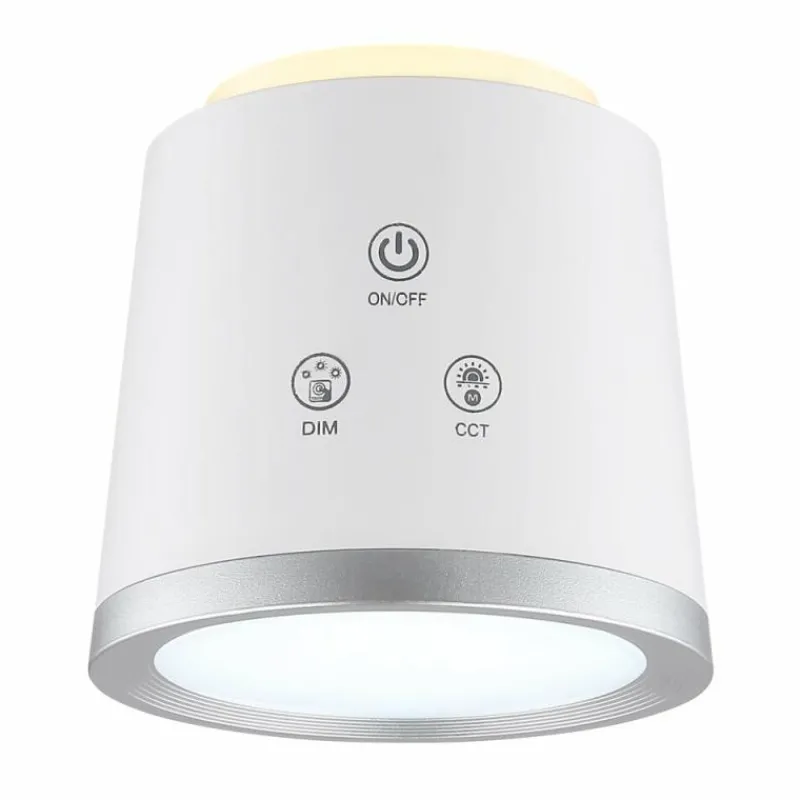 Luminaires Globo Lighting Meeya Lampe à poser LED Blanc, 1 lumière* Éclairage Led