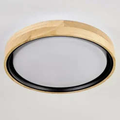 Luminaires Scandinaves-hofstein Melstad Plafonnier LED Écru, Blanc, 1 lumière, Télécommandes