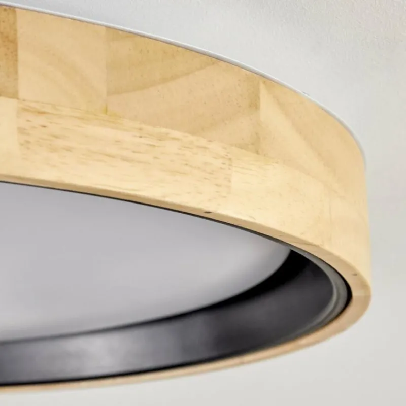 Luminaires Scandinaves-hofstein Melstad Plafonnier LED Écru, Blanc, 1 lumière, Télécommandes