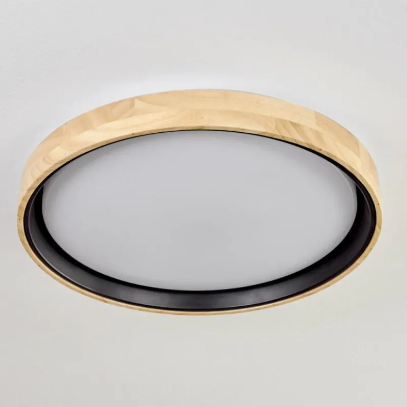 Luminaires Scandinaves-hofstein Melstad Plafonnier LED Écru, Blanc, 1 lumière, Télécommandes