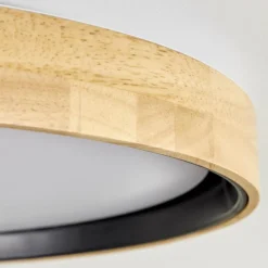 Luminaires Scandinaves-hofstein Melstad Plafonnier LED Écru, Noir, Blanc, 1 lumière