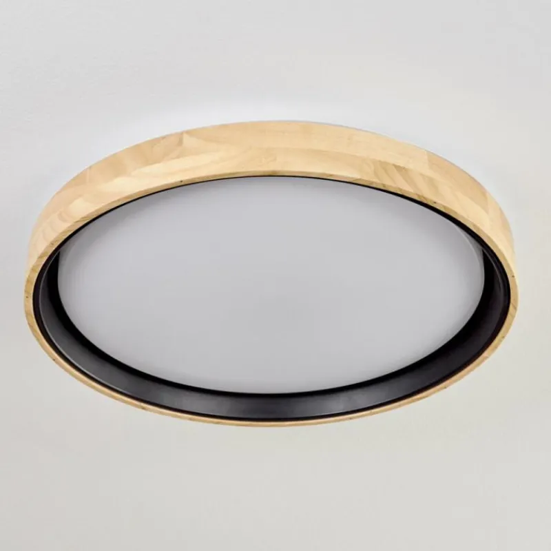 Luminaires Scandinaves-hofstein Melstad Plafonnier LED Écru, Noir, Blanc, 1 lumière