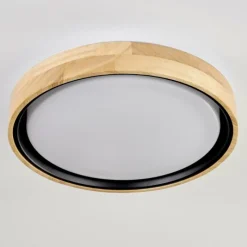 Luminaires Scandinaves-hofstein Melstad Plafonnier LED Écru, Noir, Blanc, 1 lumière