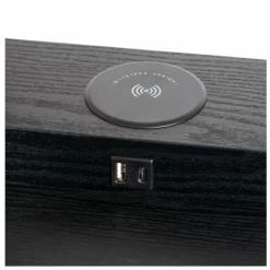 Lampes En Tissu-Luminaires Lucide MENNO Lampadaire Noir, 1 lumière