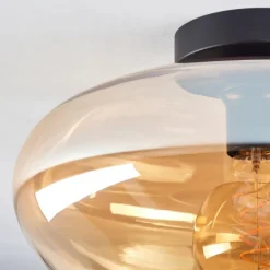 hofstein Mertola Plafonnier Ambre, 1 lumière