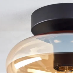 hofstein Mertola Plafonnier Ambre, 1 lumière