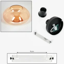 hofstein Mertola Plafonnier Ambre, 1 lumière