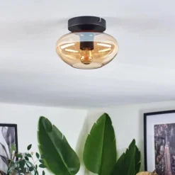 hofstein Mertola Plafonnier Ambre, 1 lumière
