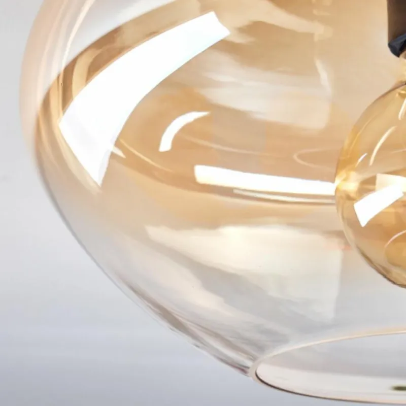 hofstein Mertola Plafonnier Ambre, Clair, 1 lumière