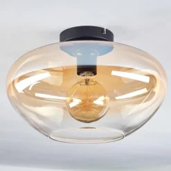 hofstein Mertola Plafonnier Ambre, Clair, 1 lumière