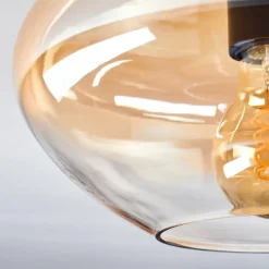 hofstein Mertola Plafonnier Ambre, Clair, 1 lumière