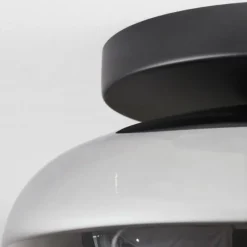 hofstein Mertola Plafonnier, Boule lumineuse Fumé, 1 lumière