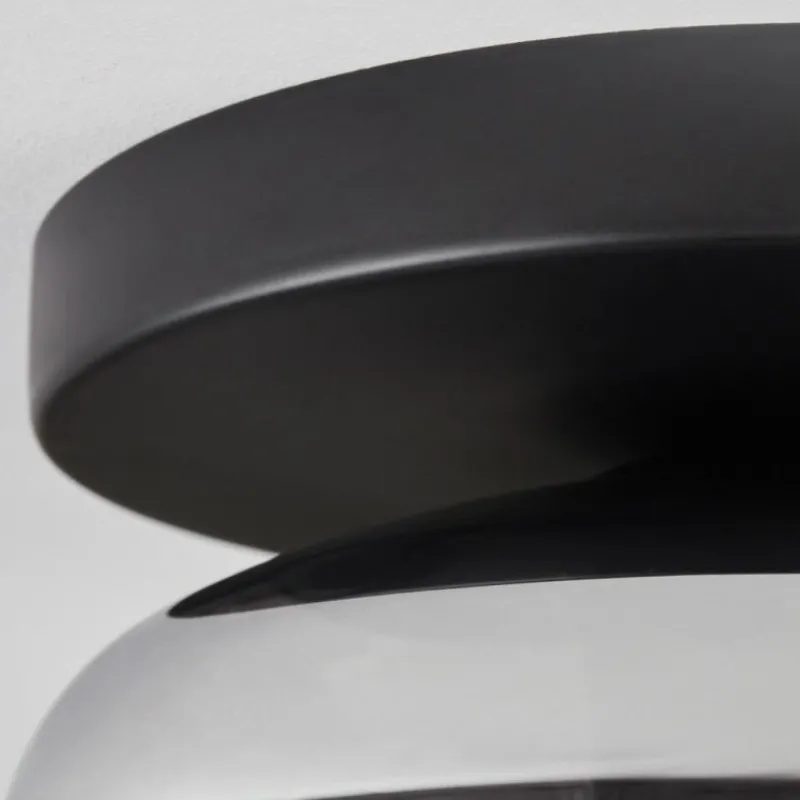 Suspension Verre Fumé-hofstein Mertola Plafonnier, Boule lumineuse Clair, Fumé, 1 lumière