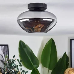 hofstein Mertola Plafonnier Fumé, 1 lumière