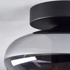 hofstein Mertola Plafonnier Fumé, 1 lumière