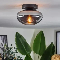 hofstein Mertola Plafonnier Fumé, 1 lumière