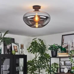 hofstein Mertola Plafonnier Fumé, 1 lumière