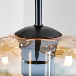 hofstein Mertola Suspension, Boule lumineuse Noir, 3 lumières