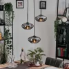 hofstein Mertola Suspension, Boule lumineuse Noir, 3 lumières