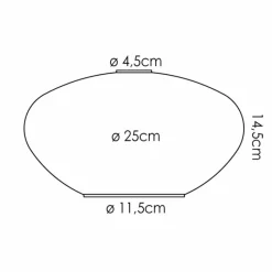 hofstein Mertola Verre de rechange Ambre, Clair