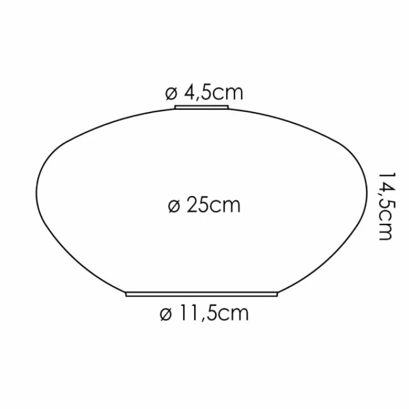 hofstein Mertola Verre de rechange Clair, Fumé
