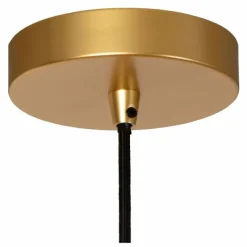 Lampes Vintages & Rétros-Luminaires Lucide MESH Suspension Noir, 3 lumières