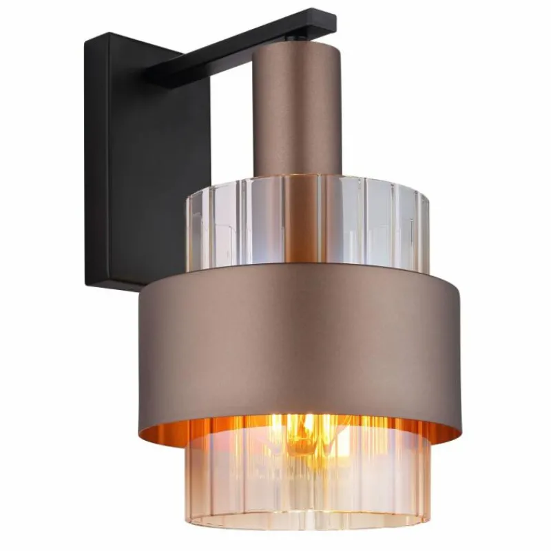 Luminaires Globo Lighting Milley Applique murale Noir, 1 lumière