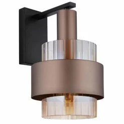 Luminaires Globo Lighting Milley Applique murale Noir, 1 lumière