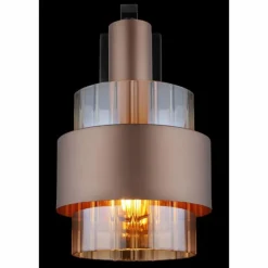 Luminaires Globo Lighting Milley Applique murale Noir, 1 lumière