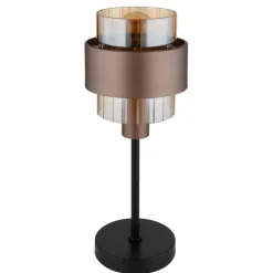 Luminaires Globo Lighting Milley Lampe à poser Noir, 1 lumière