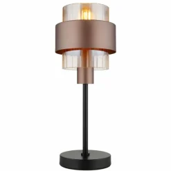 Luminaires Globo Lighting Milley Lampe à poser Noir, 1 lumière